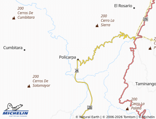 Mappa MICHELIN Policarpa - ViaMichelin
