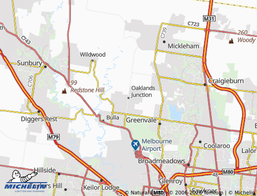 MICHELIN-Landkarte Oaklands Junction - ViaMichelin
