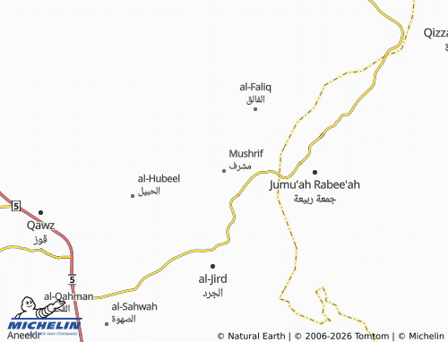 Carte MICHELIN Mushrif - ViaMichelin