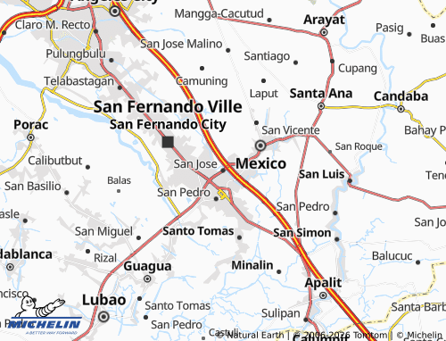 MICHELIN San Jose map - ViaMichelin