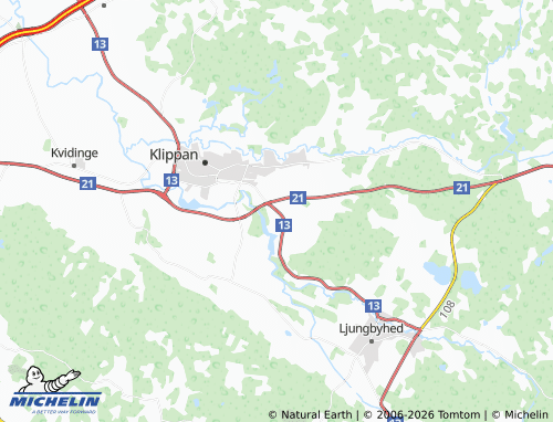 Carte MICHELIN Nybygget - ViaMichelin