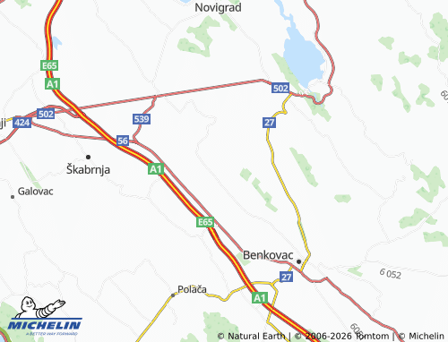 MICHELIN-Landkarte Korlat - ViaMichelin