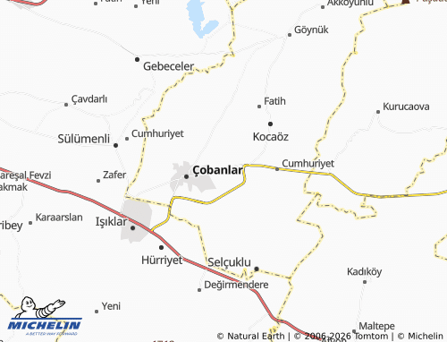 MICHELIN Gölcük map - ViaMichelin