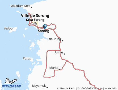 MICHELIN Klablim map - ViaMichelin