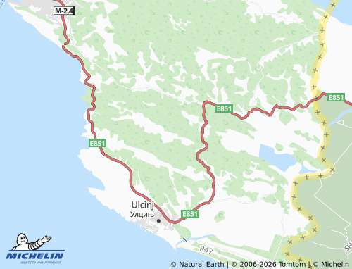 MICHELIN-Landkarte Velja Gorana - ViaMichelin
