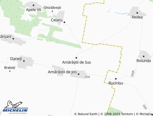 MICHELIN Amărăștii de Sus map - ViaMichelin