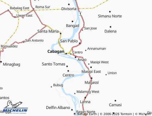Mappa MICHELIN Ngarag - ViaMichelin
