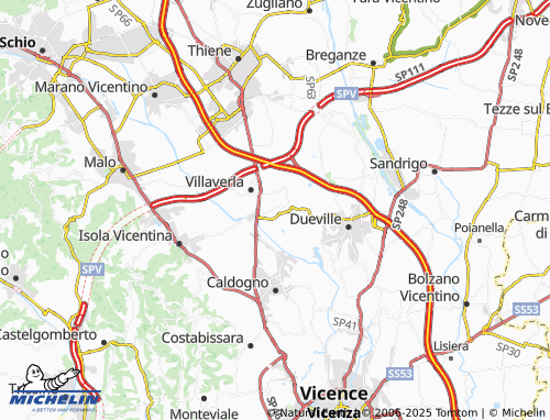 MICHELIN Scartezzini map - ViaMichelin