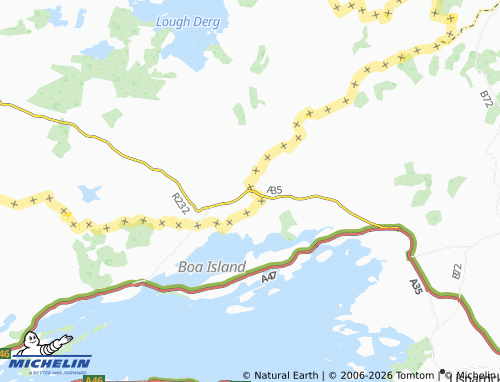 Mappa MICHELIN Pettigoe - ViaMichelin
