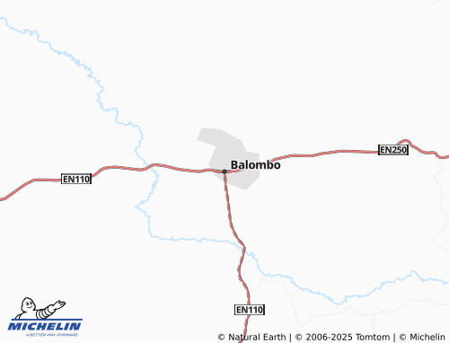 MICHELIN Balombo map - ViaMichelin