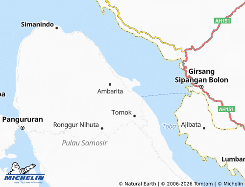 MICHELIN Garoga map - ViaMichelin