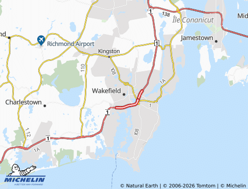 MICHELIN Wakefield map - ViaMichelin