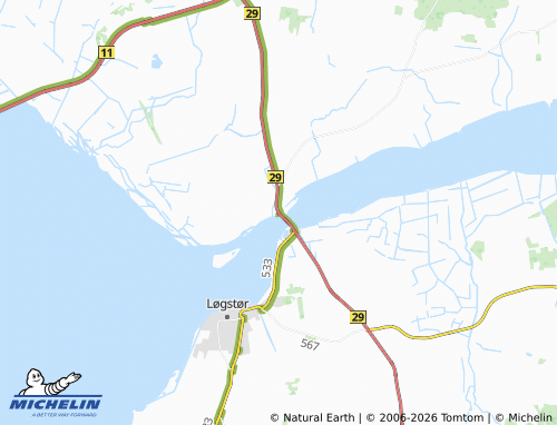 MICHELIN Aggersund map - ViaMichelin