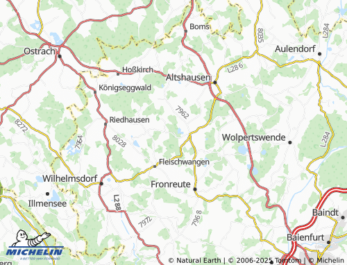 MICHELIN-Landkarte Oberholz - ViaMichelin
