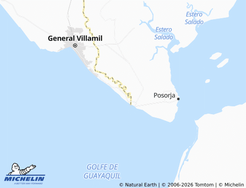 MICHELIN Data de Villamil map - ViaMichelin
