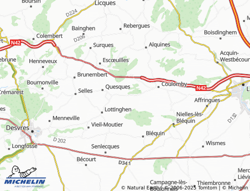 MICHELIN-Landkarte Le Verval - ViaMichelin