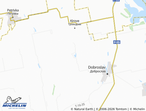 Mapa MICHELIN Ulianivka - ViaMichelin