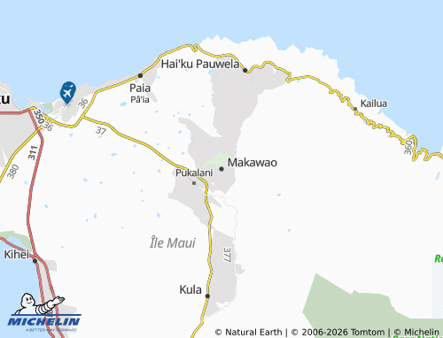 Mapa MICHELIN Makawao - ViaMichelin