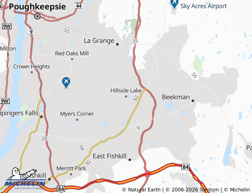Mapa MICHELIN Hillside Lake - ViaMichelin