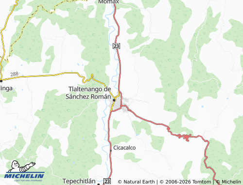 Kaart MICHELIN Goteras II - ViaMichelin