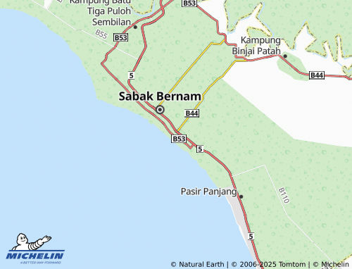 MICHELIN-Landkarte Kampung Sungai Limau - ViaMichelin