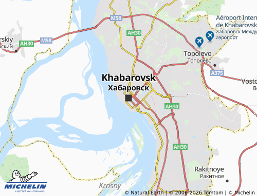 MICHELIN-Landkarte Chabarowsk - ViaMichelin