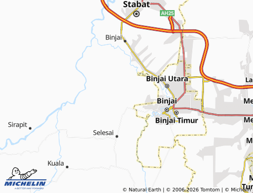 MICHELIN Sei Limbat map - ViaMichelin