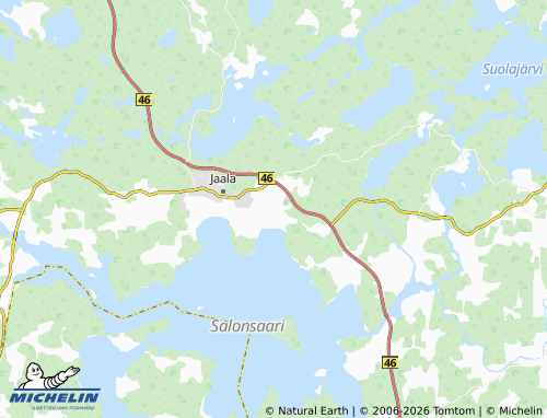 MICHELIN-Landkarte Kyrönkylä - ViaMichelin