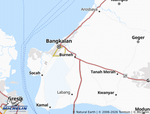 Mapa MICHELIN Burneh - ViaMichelin