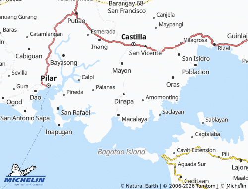 MICHELIN Dinapa map - ViaMichelin