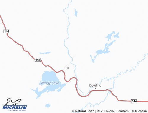 MICHELIN Levack map - ViaMichelin
