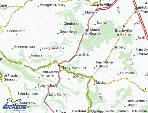 MICHELIN Croisilles map - ViaMichelin