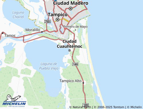 Mapa MICHELIN Heriberto Jara Corona - ViaMichelin
