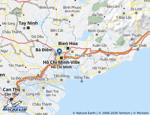 MICHELIN Long Thành map - ViaMichelin