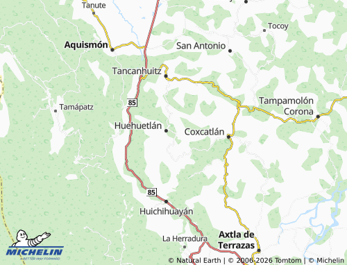 MICHELIN Tanleab Uno map - ViaMichelin