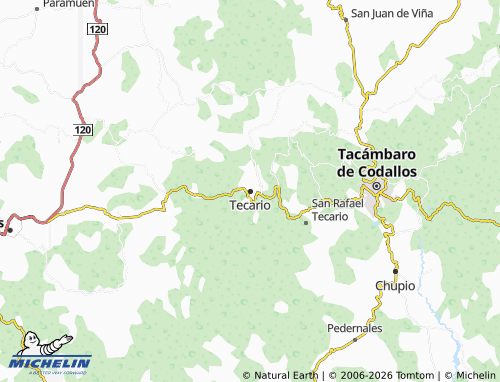 MICHELIN-Landkarte Tecario - ViaMichelin