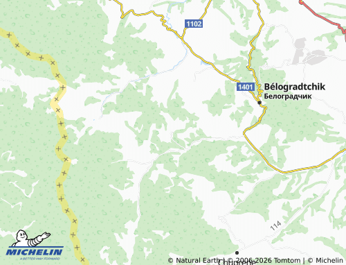 Mapa MICHELIN Prauzhda - ViaMichelin