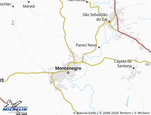 Mapa MICHELIN Imigração - ViaMichelin