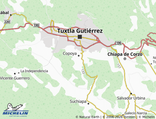 MICHELIN Llano del Tigre map - ViaMichelin