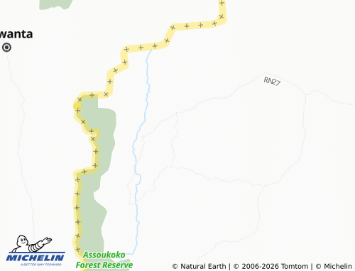 Mapa MICHELIN Konkoa - ViaMichelin