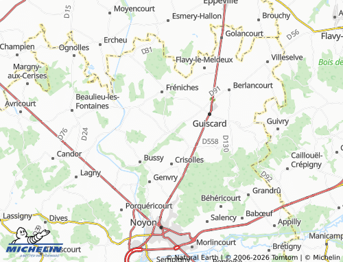 Mappa MICHELIN Muirancourt - ViaMichelin