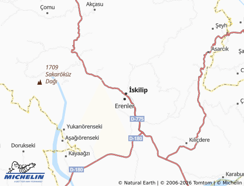 MICHELIN Büyüktaş map - ViaMichelin