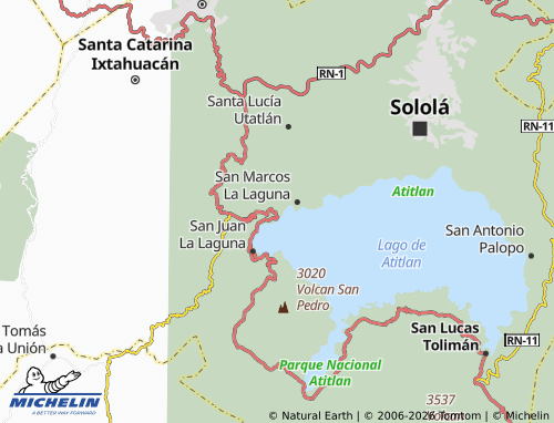 Mapa MICHELIN San Pablo La Laguna - ViaMichelin