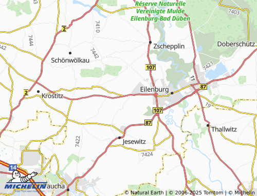 Mapa MICHELIN Kospa - ViaMichelin