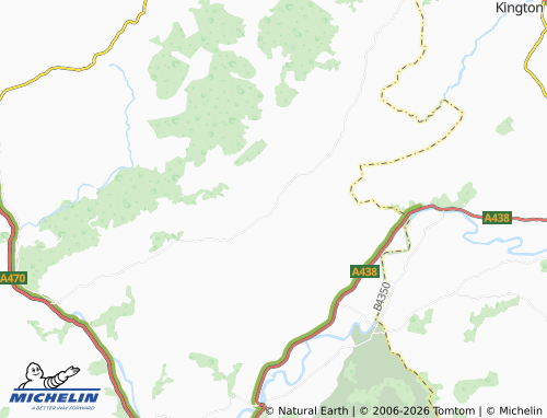 Mappa MICHELIN Rhosgoch - ViaMichelin