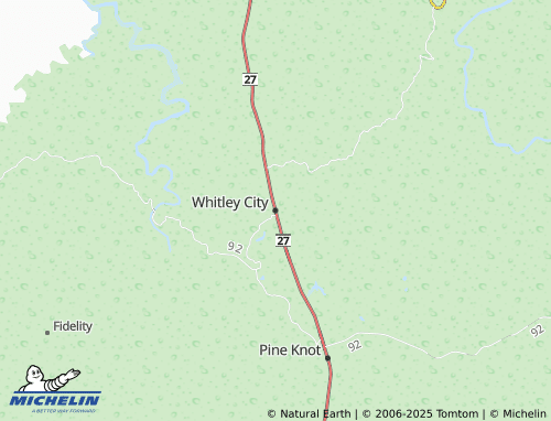 MICHELIN-Landkarte Whitley City - ViaMichelin