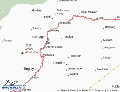 MICHELIN Lower Mangali map - ViaMichelin