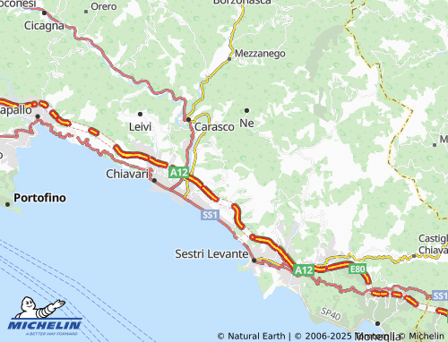 Carte MICHELIN La Costa - ViaMichelin