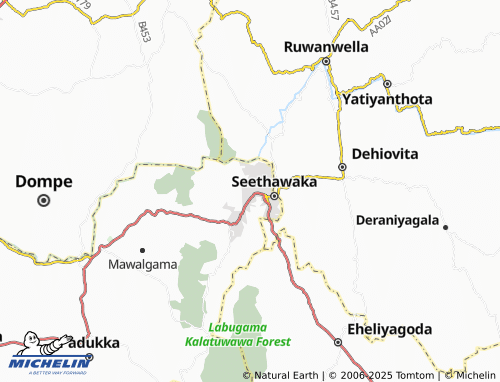 Mapa MICHELIN Ukwatta - ViaMichelin