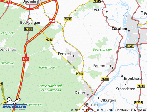 Mappa MICHELIN Eerbeek - ViaMichelin
